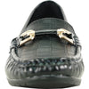 KOZI Women Comfort Casual Shoe ML3252 Wedge Slip-On Loafer Black