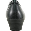 KOZI Women Comfort Casual Shoe ML3253 Wedge Slip-On Loafer Black