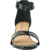 VANGELO Women Sandal DARCIE-23 Heel Party Prom & Wedding Sandal Black Patent