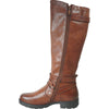 VANGELO Waterproof Women Boot HF0603 Knee High Casual Boot Brown