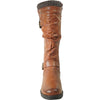 VANGELO Waterproof Women Boot HF0617 Knee High Winter Fur Casual Boot Brown