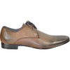 BRAVO Men Dress Shoe KLEIN-1 Oxford Shoe Brown