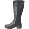 VANGELO Canada Waterproof Women Boot HF2607 Knee High Winter Fur Casual Boot Black Wide Calf