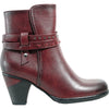VANGELO Women Boot HF5428 Ankle Dress Boot Bordo