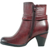 VANGELO Women Boot HF5428 Ankle Dress Boot Bordo