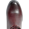 VANGELO Women Boot HF5428 Ankle Dress Boot Bordo