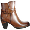 VANGELO Women Boot HF5428 Ankle Dress Boot Brown