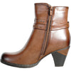 VANGELO Women Boot HF5428 Ankle Dress Boot Brown