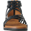 VANGELO Women Sandal FIONA-2 Comfort Flat Sandal Black