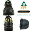 VANGELO Men Work Safety Shoe HELMUT-1 CSA Certified Steel Toe Protection Black/Yellow