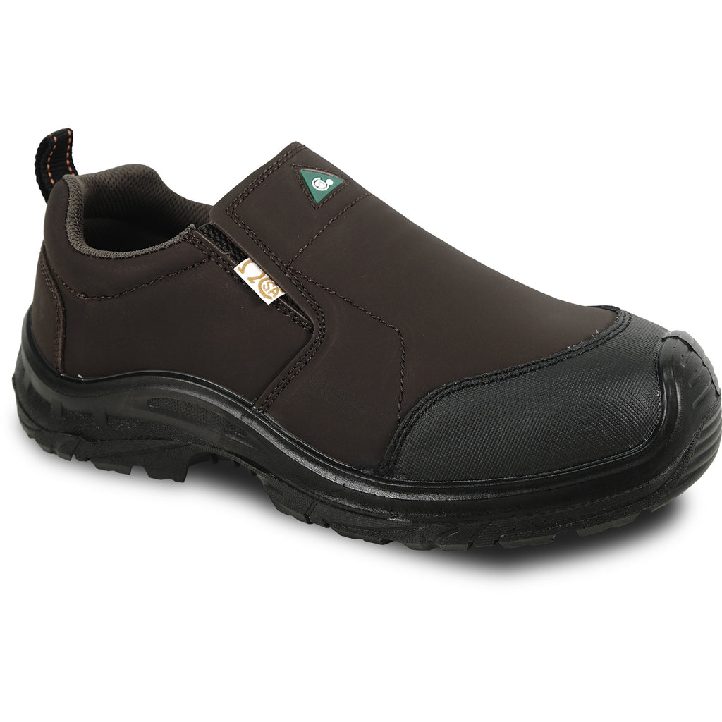 VANGELO Men Work Safety Shoe HELMUT-4 CSA Certified Steel Toe Protection Brown