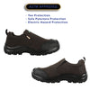 VANGELO Men Work Safety Shoe HELMUT-4 CSA Certified Steel Toe Protection Brown