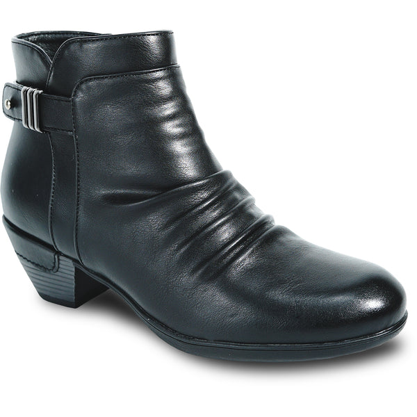 VANGELO Women Boot HF5426 Ankle Dress Boot Black