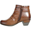 VANGELO Women Boot HF5426 Ankle Dress Boot BROWN