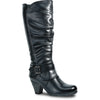 VANGELO Women Boot HF5429 knee Dress Boot BLACK