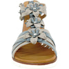VANGELO Women Sandal LILA Comfort Flat Sandal Blue