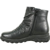 VANGELO Waterproof Women Boot HF3590 Ankle Winter Fur Casual Boot BLACK