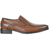 BRAVO Men Dress Shoe MILANO-7 Loafer Shoe Brown