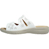 kozi Women Sandal OY5125 Comfort Wedge Sandal White