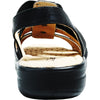 kozi Women Sandal OY5126 Comfort Wedge Sandal Black