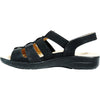 kozi Women Sandal OY5126 Comfort Wedge Sandal Black