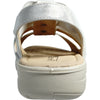kozi Women Sandal OY5126 Comfort Wedge Sandal Silver