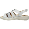 kozi Women Sandal OY5126 Comfort Wedge Sandal Silver