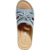 KOZI Women Sandal YQ6002 Wedge Sandal Blue
