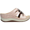 KOZI Women Sandal YQ6002 Wedge Sandal Dusty Rose