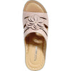KOZI Women Sandal YQ6002 Wedge Sandal Dusty Rose