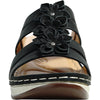 KOZI Women Sandal YQ6003 Wedge Sandal Black