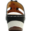 KOZI Women Sandal YQ6003 Wedge Sandal Black