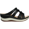 KOZI Women Sandal YQ6003 Wedge Sandal Black