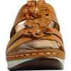 KOZI Women Sandal YQ6003 Wedge Sandal Brown
