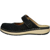 KOZI Women Comfort Casual Shoe YQ6004 Mule Flat Sandal Black