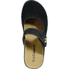 KOZI Women Comfort Casual Shoe YQ6004 Mule Flat Sandal Black