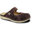 KOZI Women Comfort Casual Shoe YQ6004 Mule Flat Sandal Coffee