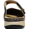 KOZI Women Comfort Casual Shoe YQ6004 Mule Flat Sandal Coffee