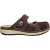 KOZI Women Comfort Casual Shoe YQ6004 Mule Flat Sandal Coffee