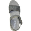 VANGELO Women Sandal ASPEN Comfort Wedge Sandal Pewter