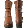 KOZI Canada Waterproof Women Boot HF2601 Ankle Winter Fur Casual Boot Brown