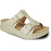 VANGELO Women Sandal CATHY-1 Wedge Sandal Beige