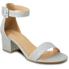 VANGELO Women Sandal DARCIE-23 Heel Party Prom & Wedding Sandal Silver
