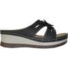 VANGELO Women Sandal DESTINY Wedge Sandal Black