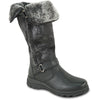 VANGELO Women Winter Fur Boot HF3596 Knee High Casual Boot BLACK
