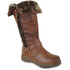VANGELO Women Winter Fur Boot HF3596 Knee High Casual Boot BROWN