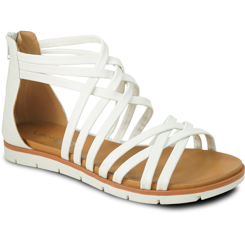 VANGELO Women Sandal FIONA-2 Flat Sandal White