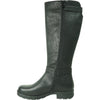 VANGELO Waterproof Women Boot HF0592F Knee High Winter Fur Casual Boot Black
