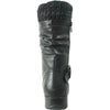 VANGELO Waterproof Women Boot HF0601 Ankle Winter Fur Casual Boot Black