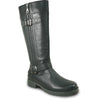 VANGELO Waterproof Women Boot HF1405 Knee High Casual Boot Black